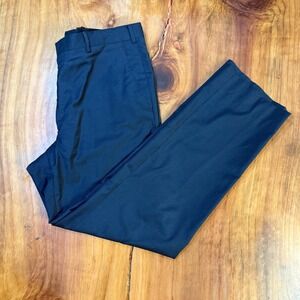 Valentino Mens Dress pants 42 36 x 31 Fleece Wool Designer Straight  Stripe O17